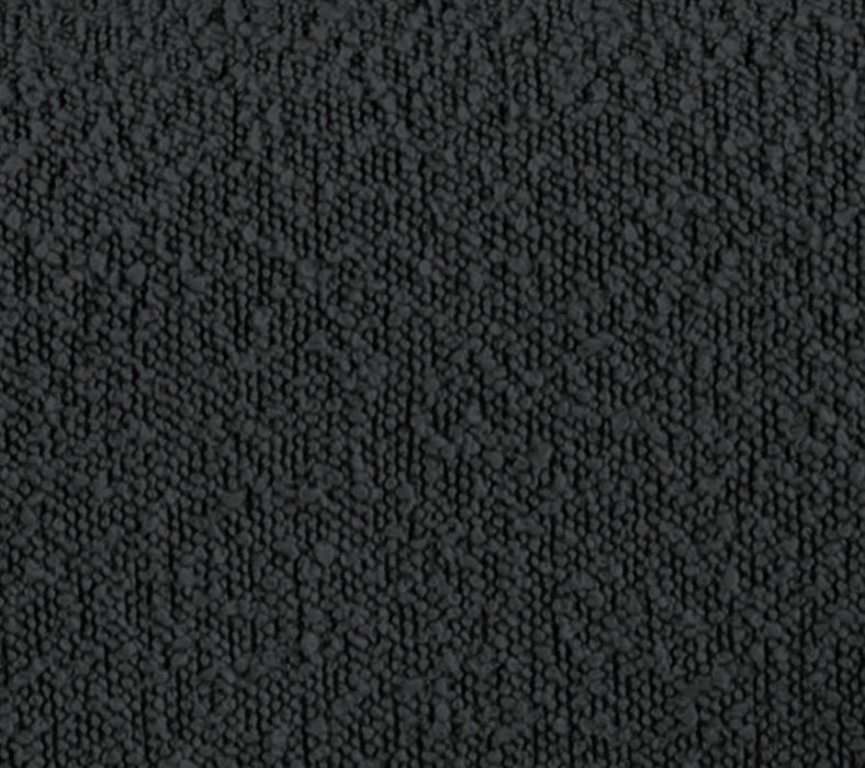 Venti Boucle Fabric Sofa Black - 140Black-S - Vega Furniture