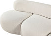 Venti Boucle Fabric Sofa Cream - 140Cream-S - Vega Furniture