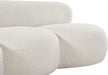 Venti Boucle Fabric Sofa Cream - 140Cream-S - Vega Furniture