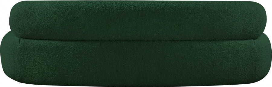 Venti Boucle Fabric Sofa Green - 140Green-S - Vega Furniture