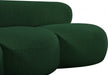 Venti Boucle Fabric Sofa Green - 140Green-S - Vega Furniture