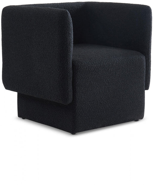 Vera Black Boucle Fabric Accent Chair - 575Black - Vega Furniture