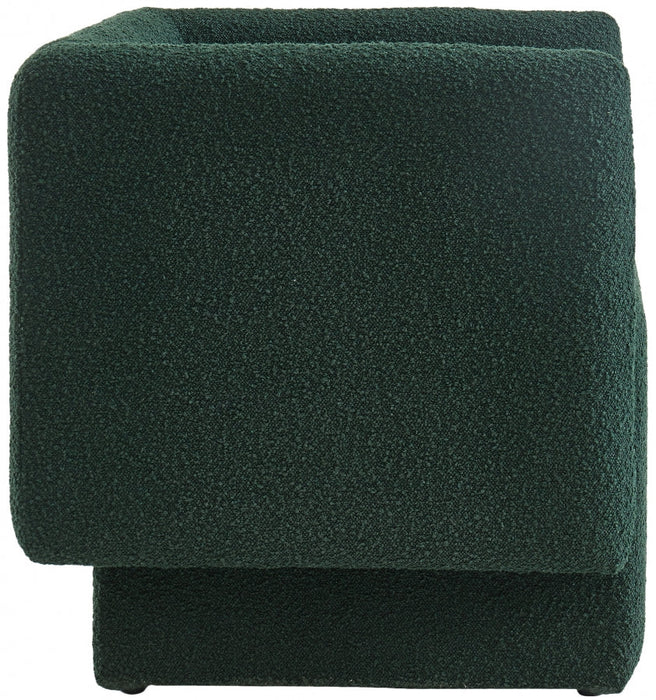 Vera Green Boucle Fabric Accent Chair - 575Green - Vega Furniture