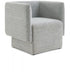 Vera Grey Boucle Fabric Accent Chair - 575Grey - Vega Furniture