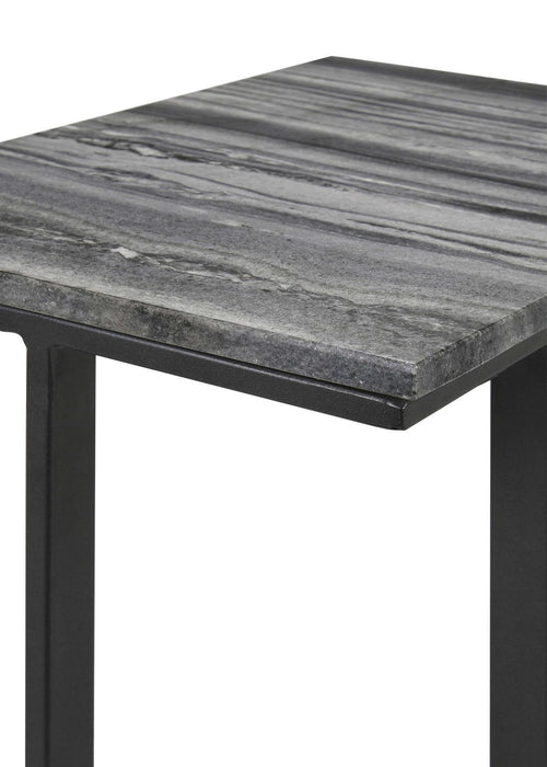 Vicente Gray Accent Table with Marble Top - 936034 - Vega Furniture