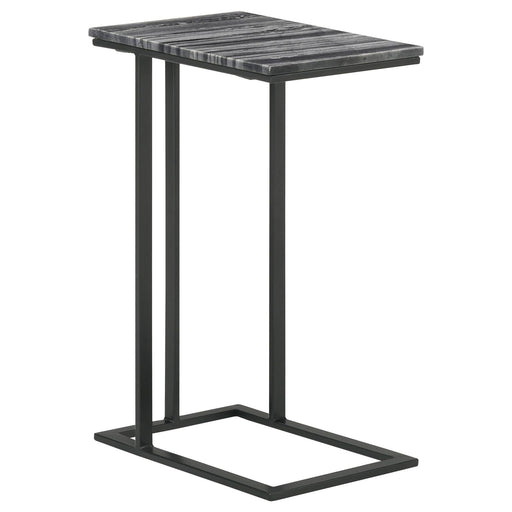 Vicente Gray Accent Table with Marble Top - 936034 - Vega Furniture