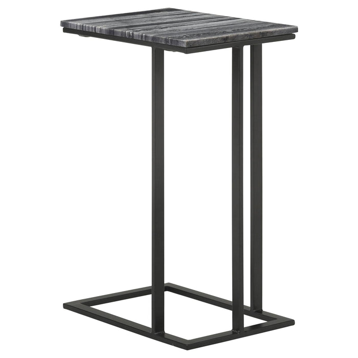 Vicente Gray Accent Table with Marble Top - 936034 - Vega Furniture