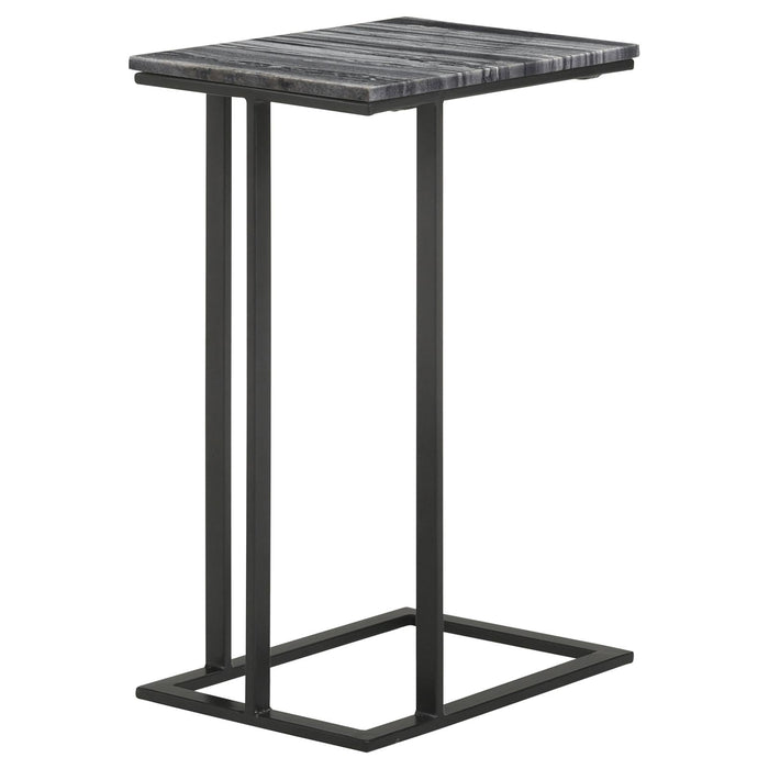 Vicente Gray Accent Table with Marble Top - 936034 - Vega Furniture