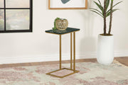 Vicente Gray Accent Table with Marble Top - 936035 - Vega Furniture