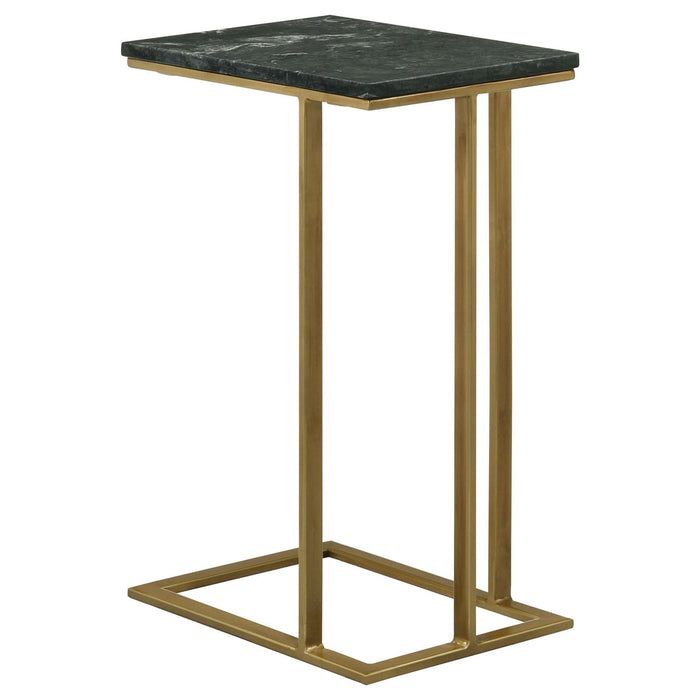 Vicente Gray Accent Table with Marble Top - 936035 - Vega Furniture