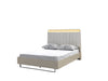 Viola Cream High Gloss Lacquer 4-Piece Queen Bedroom Set - VIOLABEDROOM-4PCQ - Vega Furniture