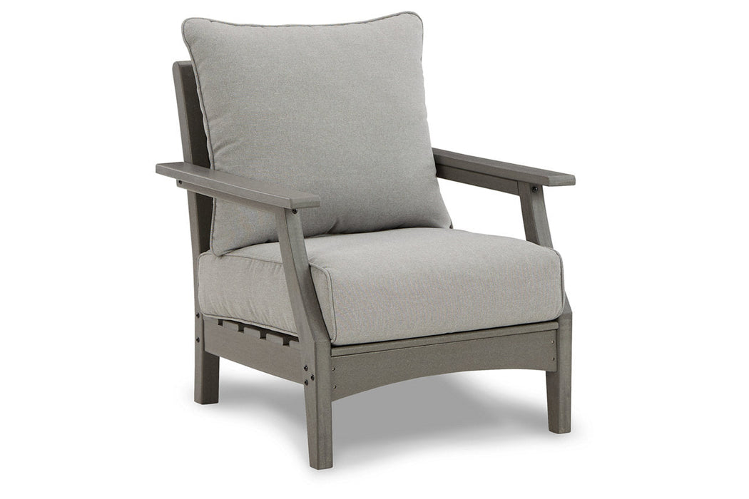 Visola Gray Lounge Chair with Cushion, Set of 2 - P802-820 - Vega Furniture