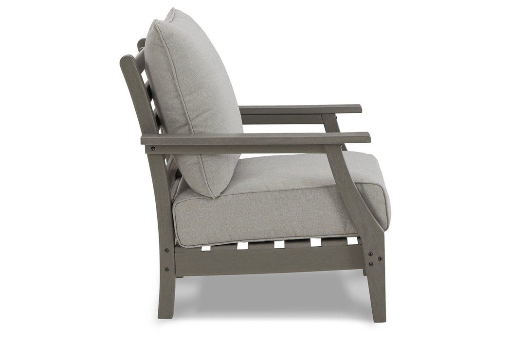 Visola Gray Lounge Chair with Cushion, Set of 2 - P802-820 - Vega Furniture