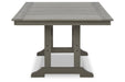 Visola Gray Outdoor Dining Table - P802-625 - Vega Furniture