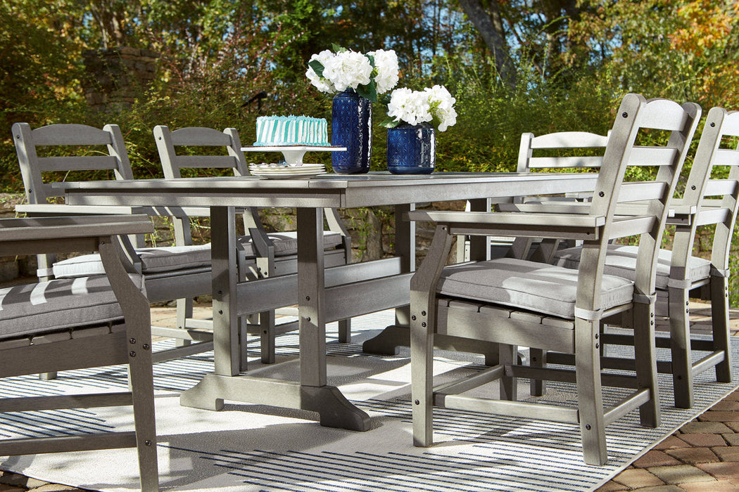 Visola Gray Outdoor Dining Table - P802-625 - Vega Furniture