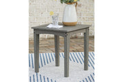 Visola Gray Outdoor End Table - P802-702 - Vega Furniture