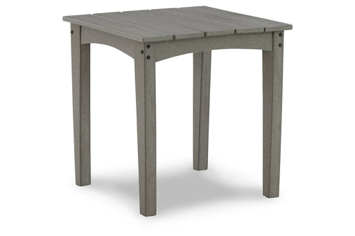 Visola Gray Outdoor End Table - P802-702 - Vega Furniture