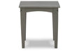 Visola Gray Outdoor End Table - P802-702 - Vega Furniture