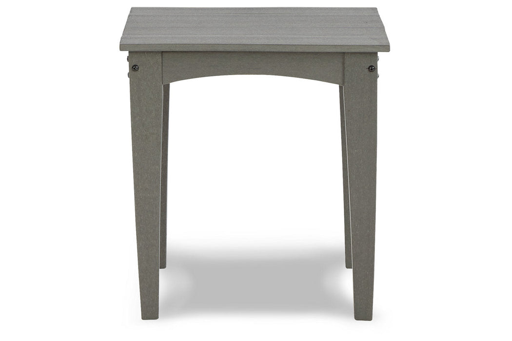 Visola Gray Outdoor End Table - P802-702 - Vega Furniture