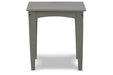 Visola Gray Outdoor End Table - P802-702 - Vega Furniture