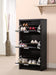 Vivian Black 3-Drawer Shoe Cabinet - 900604 - Vega Furniture