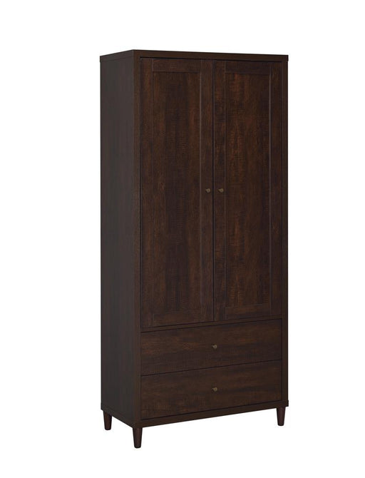 Wadeline Rustic Tobacco 2-Door Tall Accent Cabinet - 950724 - Vega Furniture