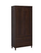 Wadeline Rustic Tobacco 2-Door Tall Accent Cabinet - 950724 - Vega Furniture