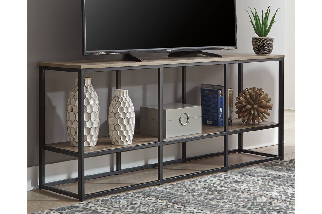 Wadeworth Brown/Black 65" TV Stand - W301-10 - Vega Furniture