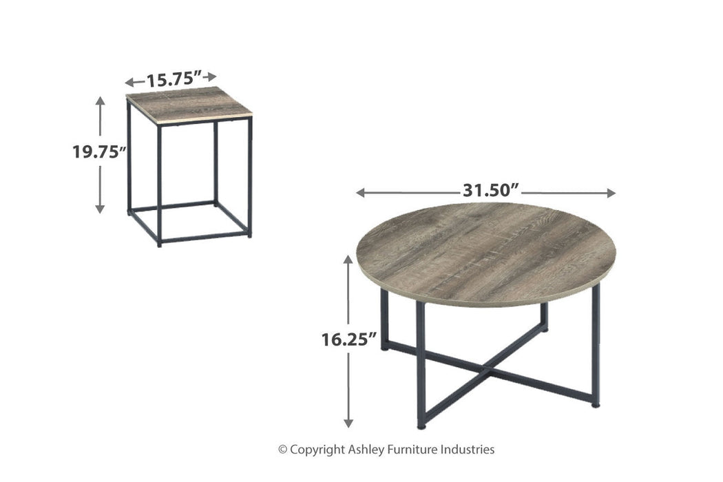 Wadeworth Two-tone Table, Set of 3 - T103-213 - Vega Furniture