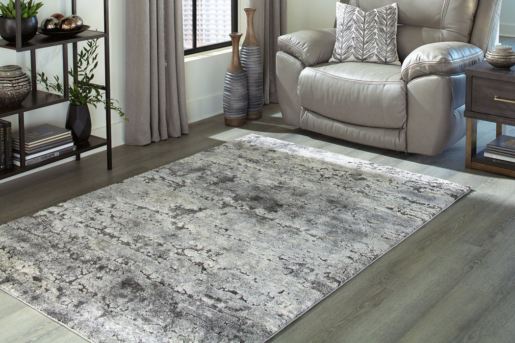 Wadyka Black/Cream/Gray Large Rug - R404481 - Vega Furniture