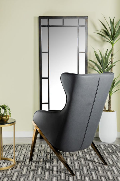Walker Slate/Bronze Upholstered Accent Chair - 903053 - Vega Furniture