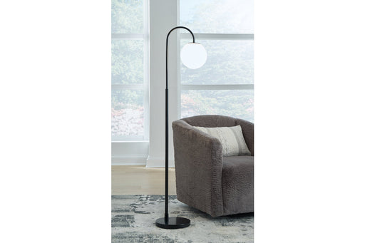 Walkford Black Floor Lamp - L206071 - Vega Furniture