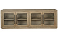 Waltleigh Distressed Brown Accent Cabinet - A4000473 - Vega Furniture