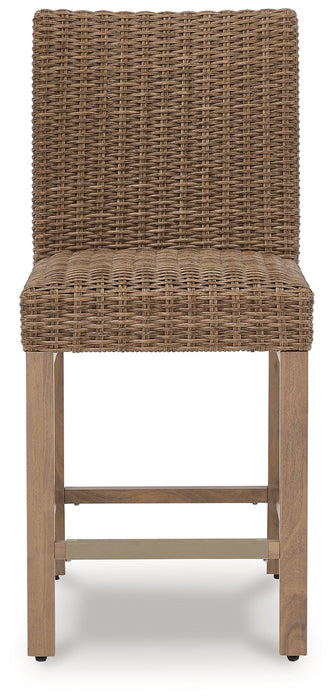 Walton Bridge Driftwood Outdoor Bar Stool (Set of 2) - P749-130 - Vega Furniture