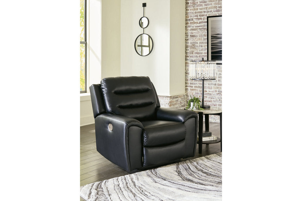 Warlin Black Power Recliner - 6110513 - Vega Furniture