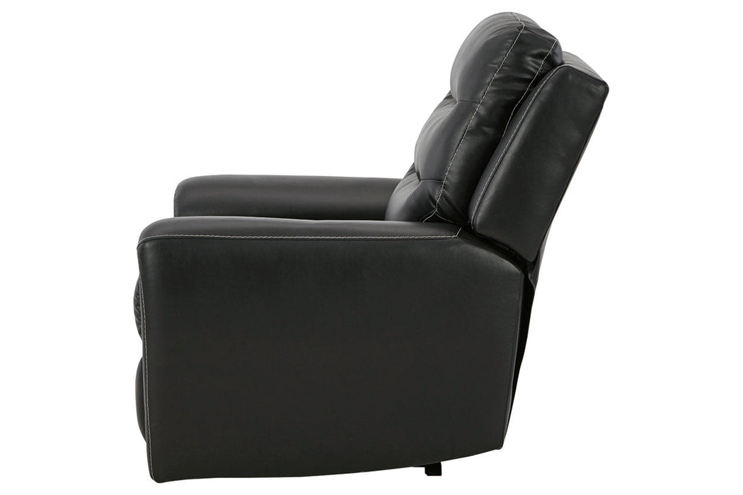 Warlin Black Power Recliner - 6110513 - Vega Furniture