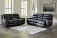 Warlin Black Power Reclining Living Room Set - SET | 6110515 | 6110518 - Vega Furniture