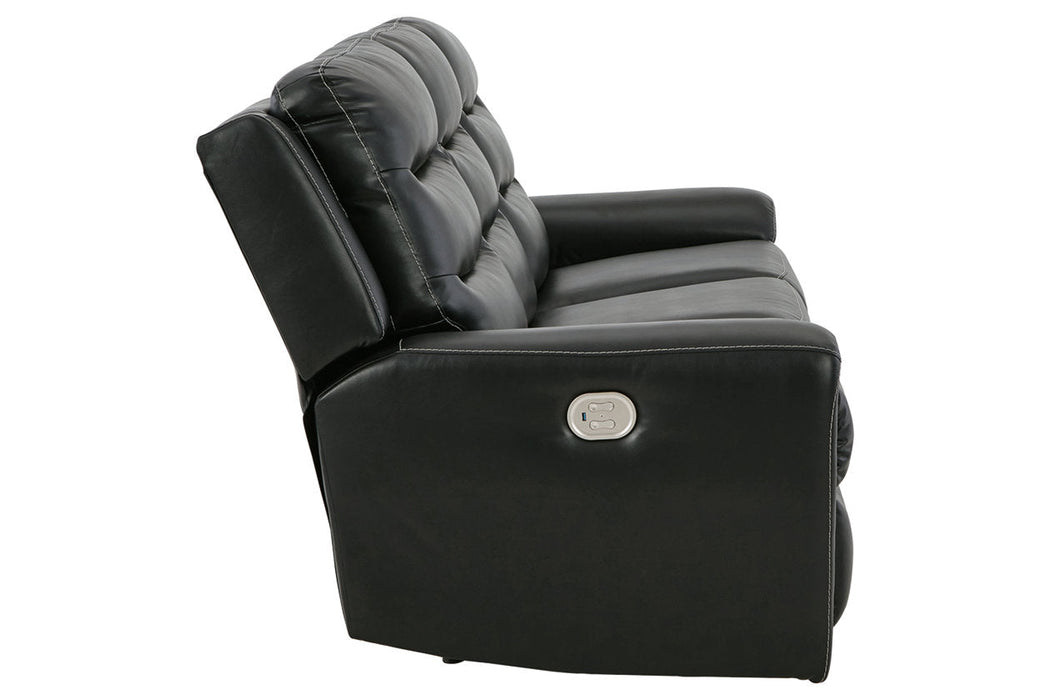 Warlin Black Power Reclining Sofa - 6110515 - Vega Furniture