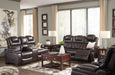 Warnerton Chocolate Power Reclining Living Room Set - SET | 7540715 | 7540718 - Vega Furniture