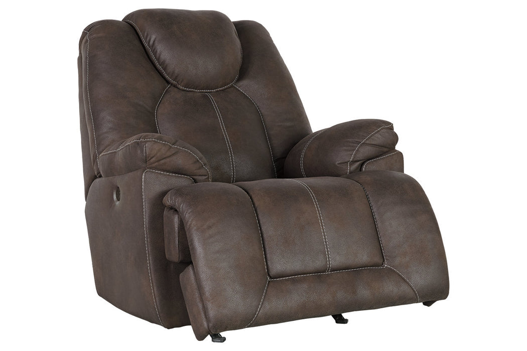 Warrior Fortress Coffee Power Recliner - 4670198 - Vega Furniture