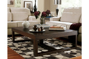 Watson Dark Brown Coffee Table - T481-1 - Vega Furniture