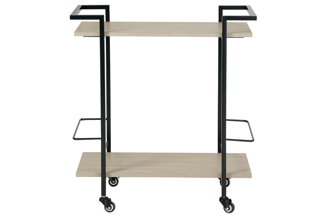 Waylowe Brown/Black Bar Cart - A4000389 - Vega Furniture