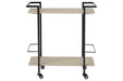 Waylowe Brown/Black Bar Cart - A4000389 - Vega Furniture