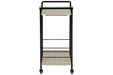 Waylowe Brown/Black Bar Cart - A4000389 - Vega Furniture
