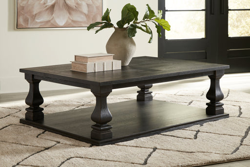 Wellturn Black Coffee Table - T749-1 - Vega Furniture