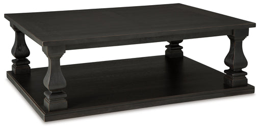Wellturn Black Coffee Table - T749-1 - Vega Furniture
