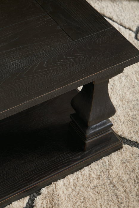 Wellturn Black Coffee Table - T749-1 - Vega Furniture