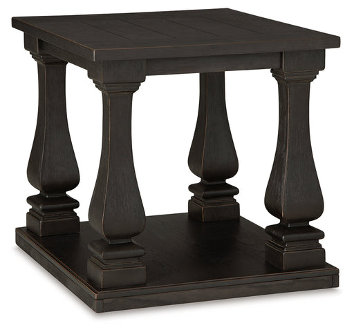 Wellturn Black End Table - T749-3 - Vega Furniture