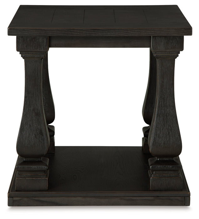 Wellturn Black End Table - T749-3 - Vega Furniture