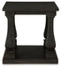 Wellturn Black End Table - T749-3 - Vega Furniture